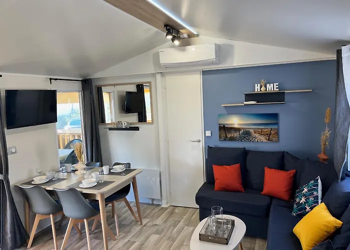 Mobil Casaluca 3 2 Salles D'eau Camping Canet-en-Roussillon